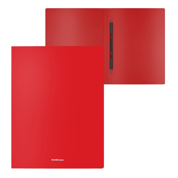 Папка с пруж.скоросш. Matt Classic, красная