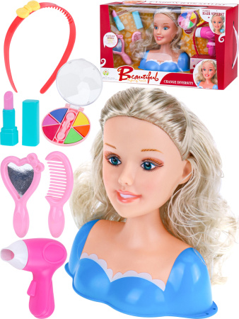 Кукла-манекен для создания причесок, с аксесс.АКЦИЯ