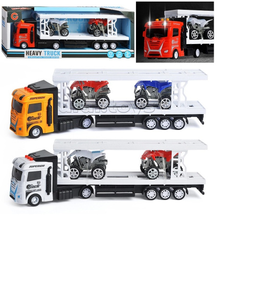 Автовоз с квадроциклами, коробка