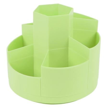 Подставка /канц.принадл. 7 секций Салатовый