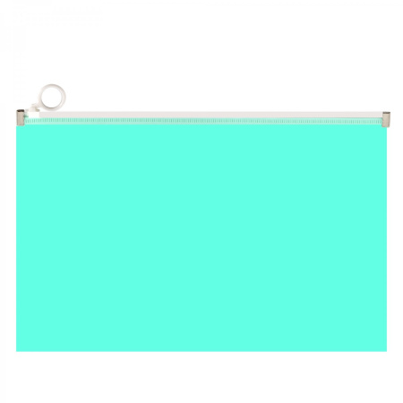 Папка на молнии А4 Бирюзовая