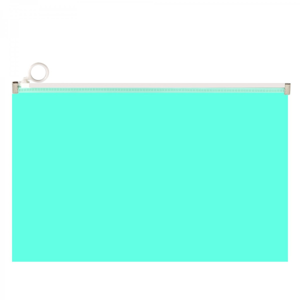 Папка на молнии А4 Бирюзовая