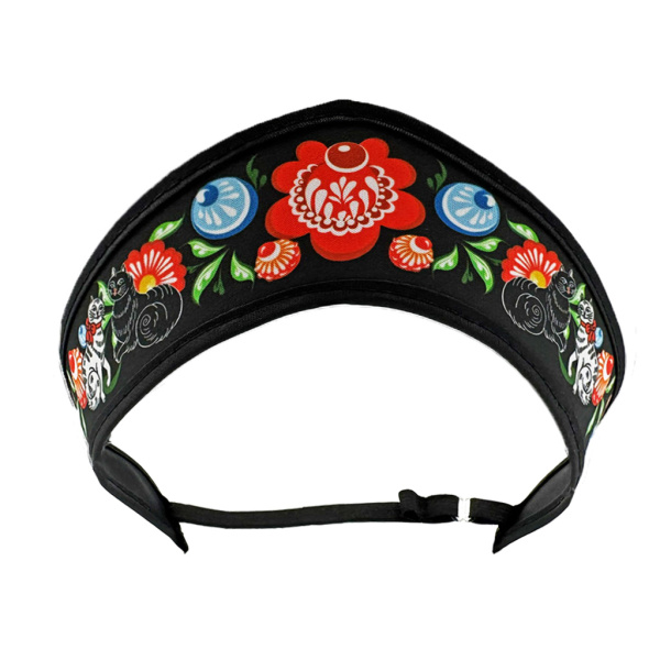 Кокошник-ободок чёрный Русские промыслы