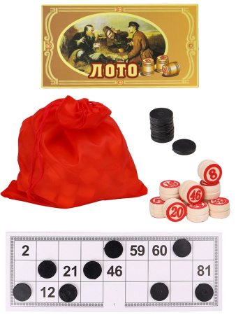 Игра Лото деревянное v.1