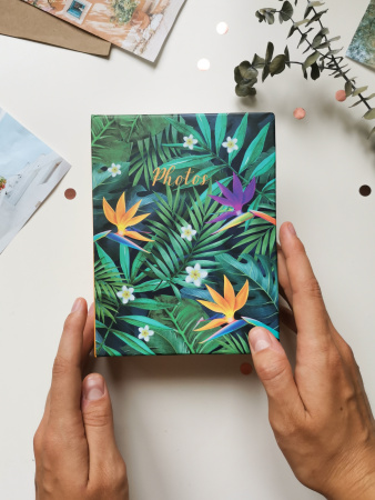 Фотоальбом 100 фото 10*15см Райский цветок