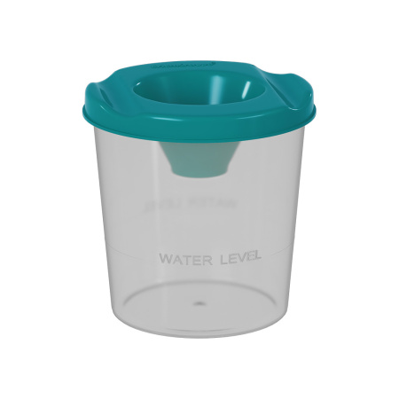 Стакан -  непроливайка  Vivid бирюзовый