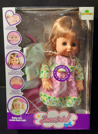 Пупс Sweet Doll с аксесс.