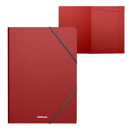 Папка на резинках Matt Classic красная