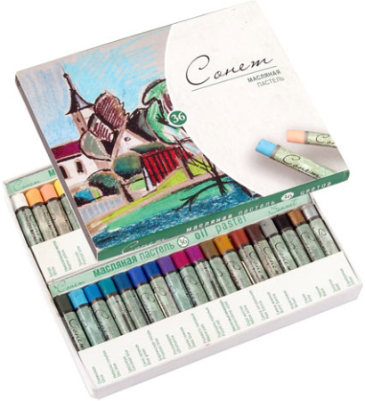 Мелки Пастель Сонет 36цв. маслян.