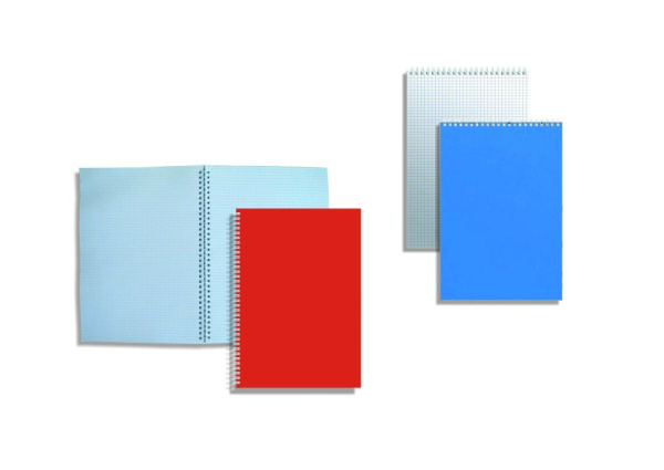 Блокнот/гребень  А4 80л Раша пластик.обложка