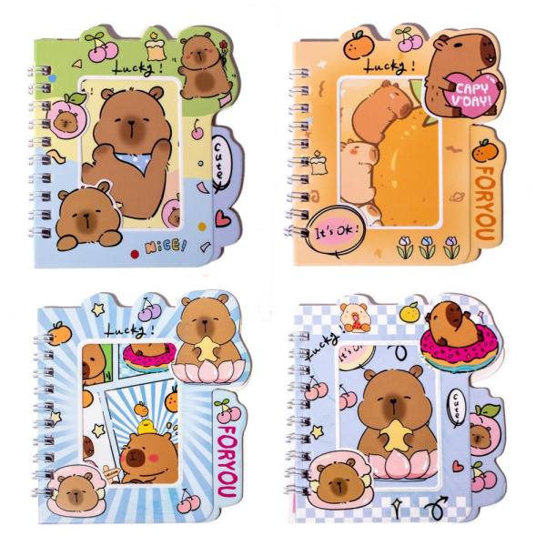 Блокнот/гребень  10*11см  48л Капибарка
