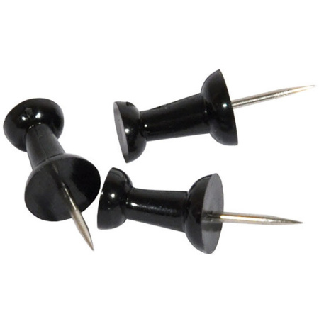 Кнопки силовые черные 50шт