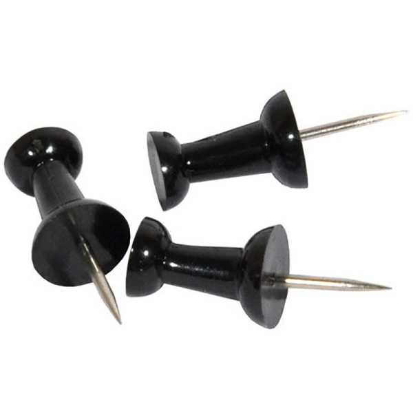 Кнопки силовые черные 50шт