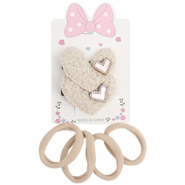 Набор аксессуаров для волос (резинки, зажимы)