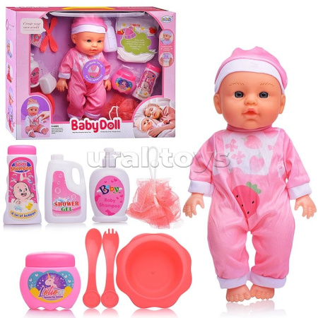 Пупс Женя с аксессуарами (пьёт, писает)