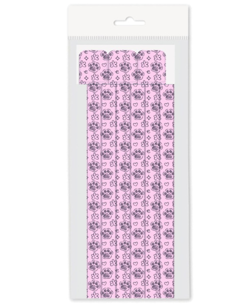 Закладки д/книг самокл. Лапки/лаванда  6шт/уп