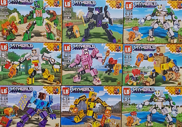 Конструктор  My World  101-110эл