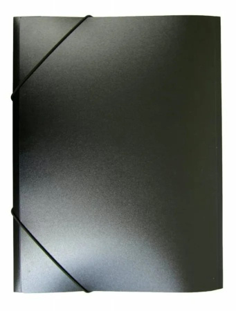 Папка на резинке А4 Чёрный 0,5мм