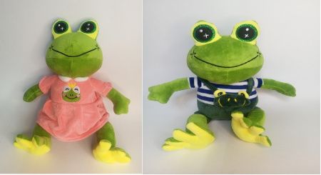 Игрушка мягкая Лягушка 30см