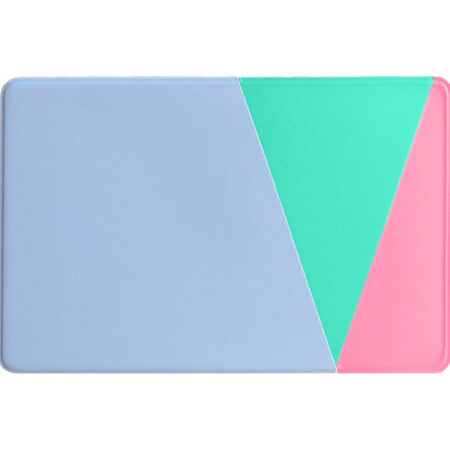 Карман д/пластик карт самоклеющийся 65x98мм, цветной, 2отд