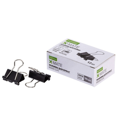 Зажим д/бумаг 19мм X-Mate
