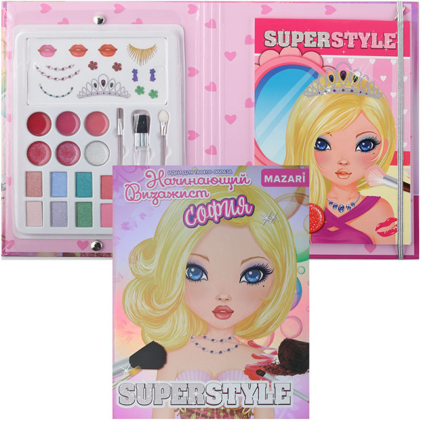 Набор д/творчества с косметикой Начинающий Визажист. София