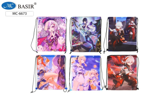 Мешок для обуви Аниме  32*42см