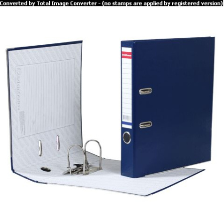 Регистратор 70мм синий Стандарт мет.уголки