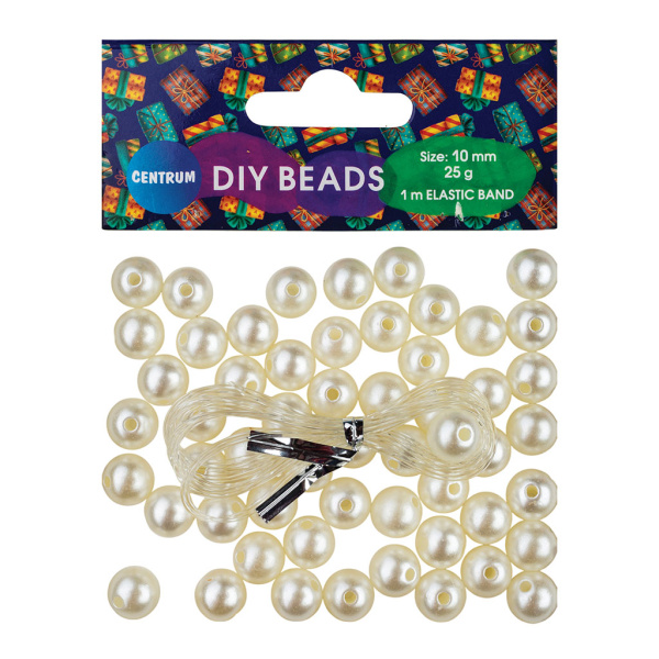 Бусины жемчужные 10мм, акрил