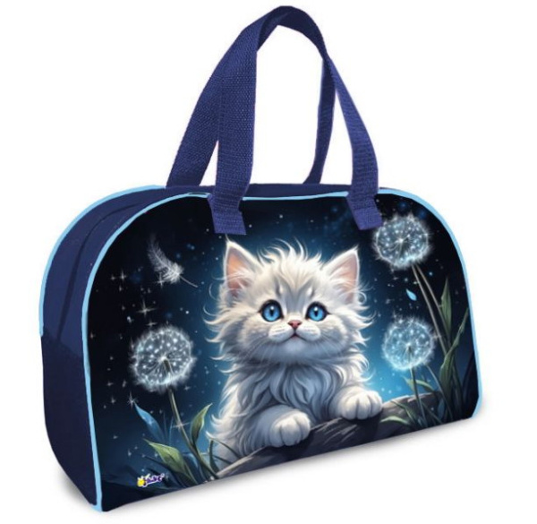 Сумка для внешкольных занятий Котик в одуванчиках