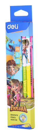 Карандаш ч/гр с/л Explora 2В АКЦИЯ
