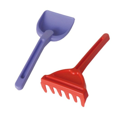 Песочный набор (совок,грабли)