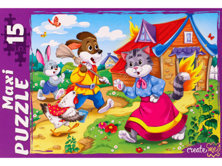 Пазлы 15 эл MAXI Кошкин дом