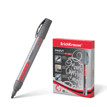 Маркер-краска серебро PT-350