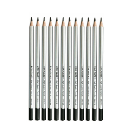 Карандаш ч/гр Acmeliae /HВ серебряный корпус