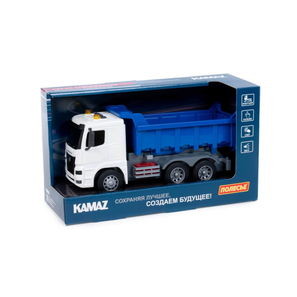 Автомобиль-самосвал KAMAZ инерц. (свет, звук)