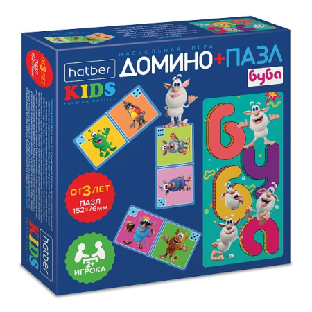 Домино + пазл Буба